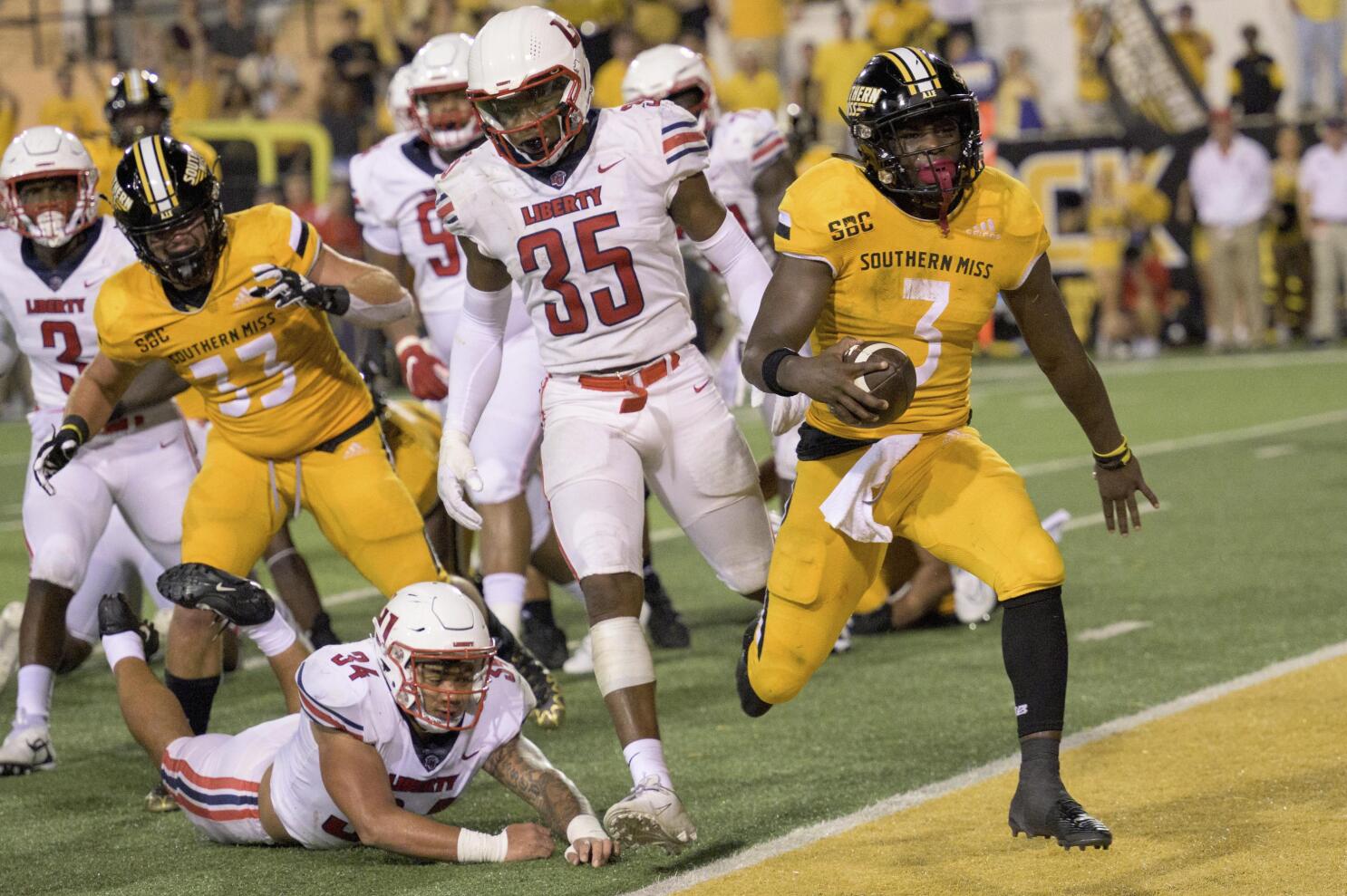 Frank Gore Jr. steps in at QB, helps lead Southern Mississippi to