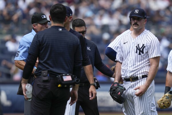 Yankees' skid hits 9 in a row, but at least Carlos Rodon looks