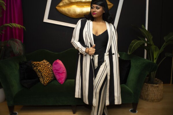 Singer Jazmine Sullivan poses for a portrait in Rydal, Pa., on Tuesday, Jan. 26, 2021 to promote her EP “Heaux Tales." (AP Photo/Matt Slocum)
