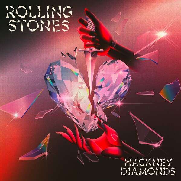 This image released by Universal Music shows cover art for "Hackney Diamonds" by The Rolling Stones. (Universal Music via AP)