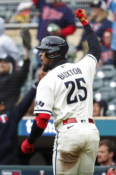 Byron Buxton Minnesota Twins 2023 Road Gray Baseball Player Jersey