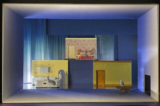 This artist rendering released by the Metropolitan Opera shows a set model by Tom Pye for Phelim McDermott's premiere production of Kevin Puts' "The Hours," which is among seven new stagings the company announced Wednesday for its 2022-23 season.  (Metropolitan Opera via AP)