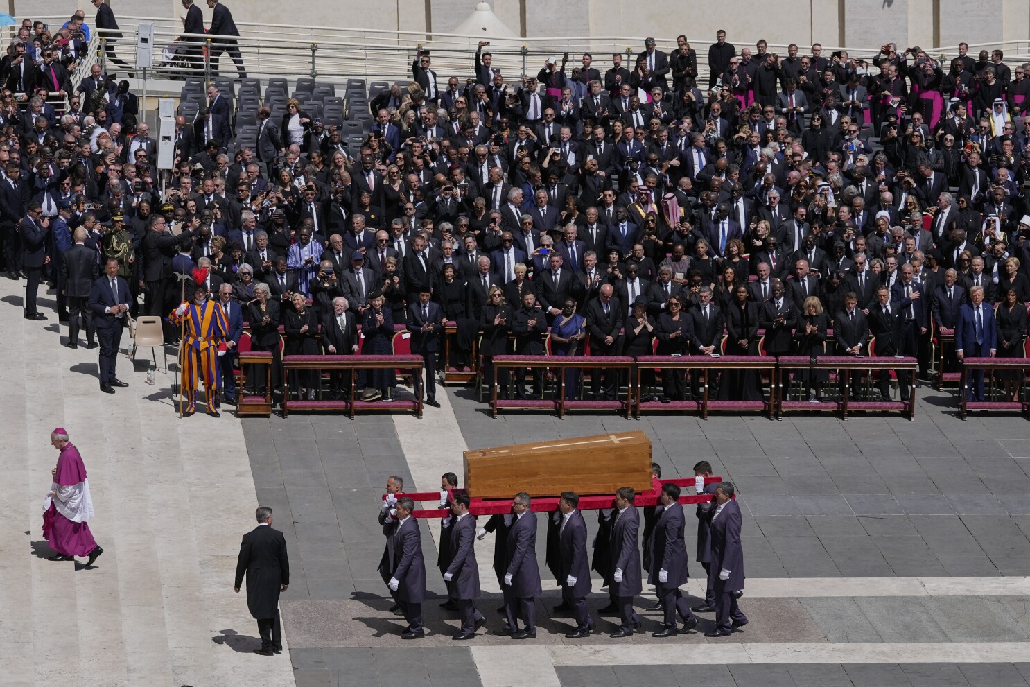 AP PHOTOS: From mightiest to humblest, hundreds of thousands gather for Pope Francis’ funeral