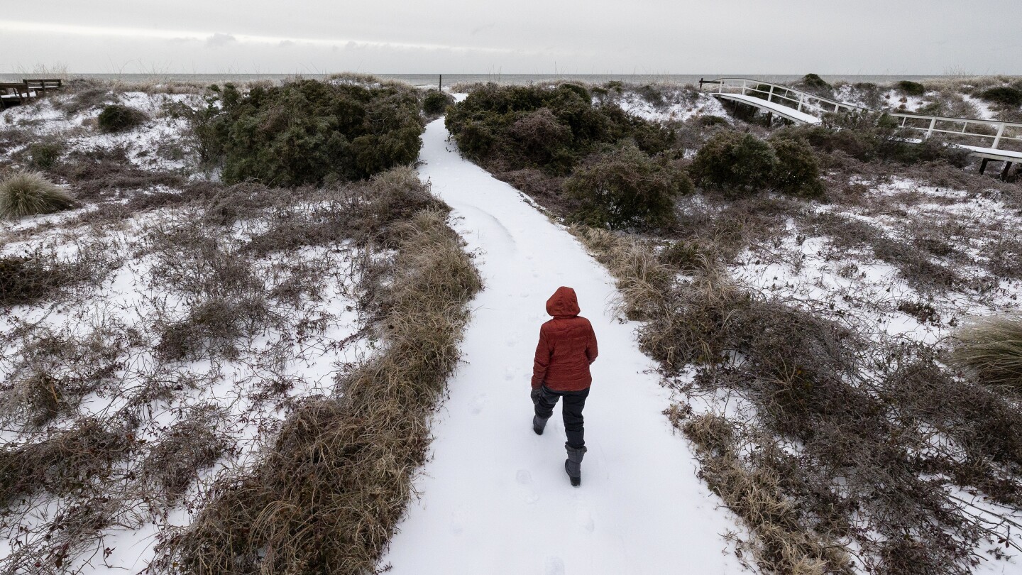 Winter weather brings danger, joy to southern United States