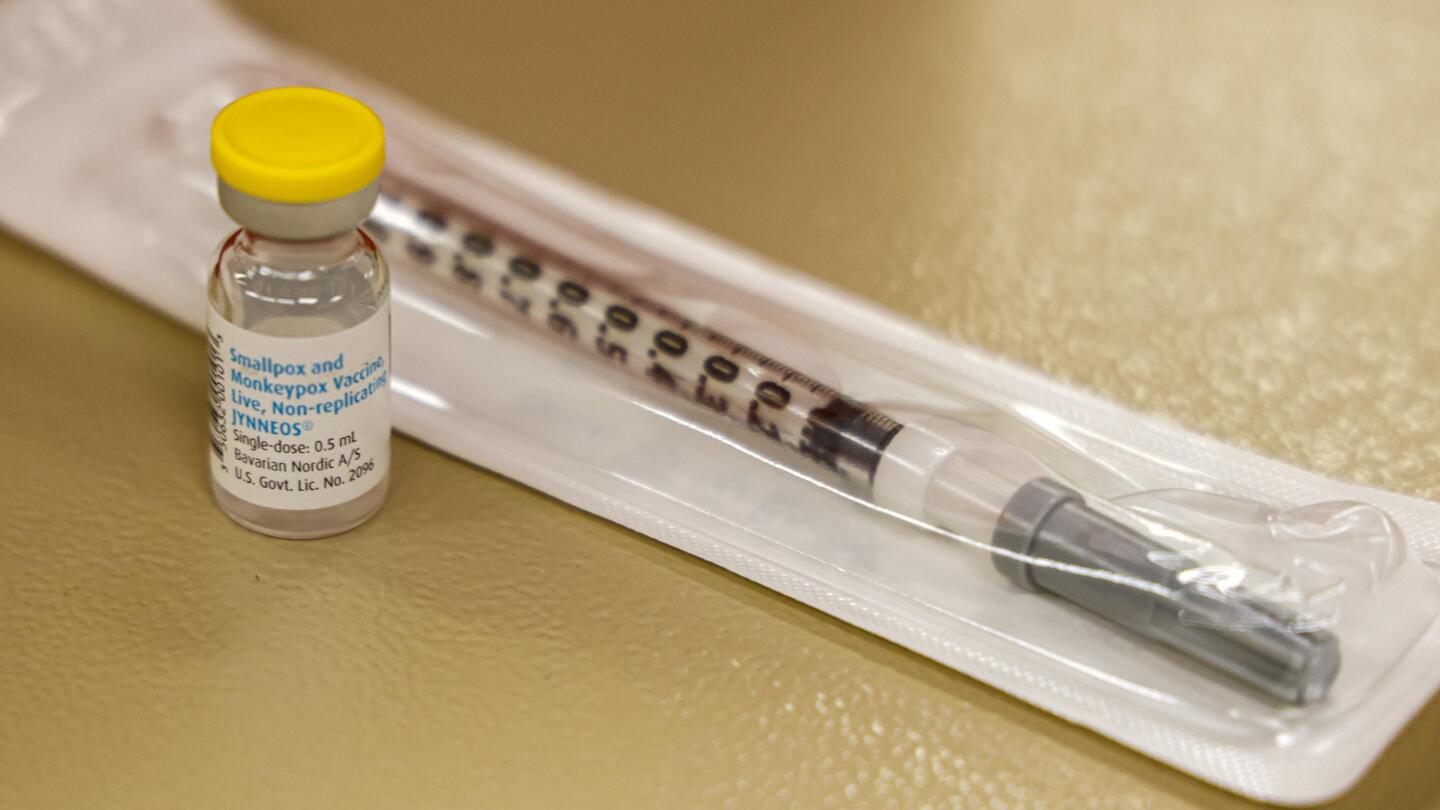 US may expand monkeypox vaccine eligibility to men with HIV