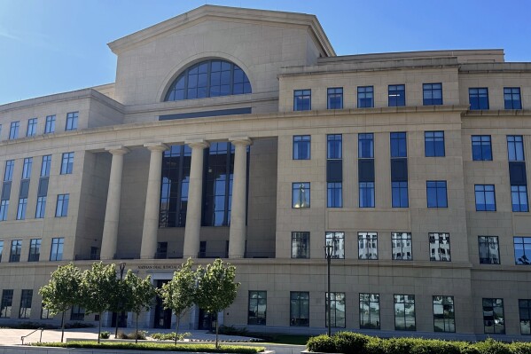 The Nathan Deal Judicial Center, home of Georgia's Supreme Court and Court of Appeals, is seen on May, 1, 2024, in Atlanta. (AP Photo/Kate Brumback, File)