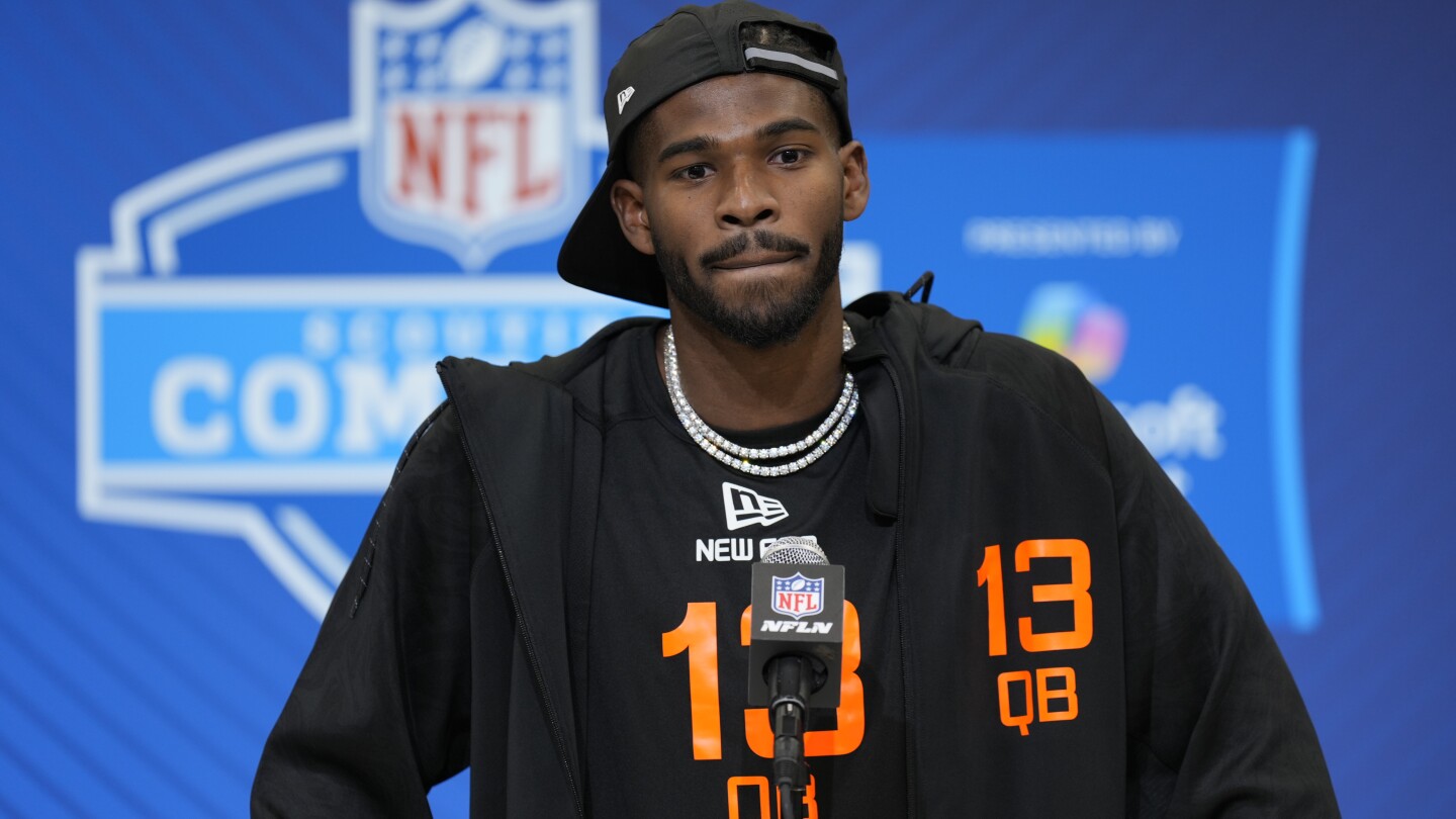 Shedeur Sanders and Cam Ward take center stage at NFL combine, though neither will step on the field