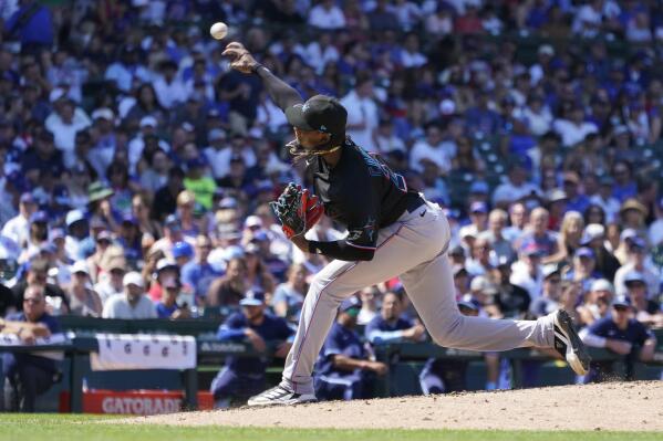 Miami Marlins' Edward Cabrera strikes out 12 in win vs Cubs