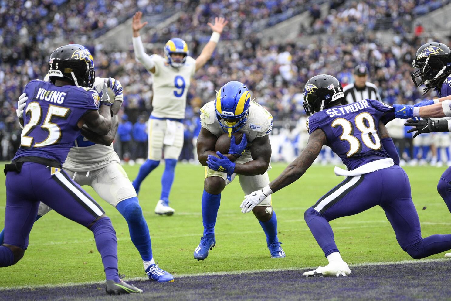 cardinals at rams playoffs