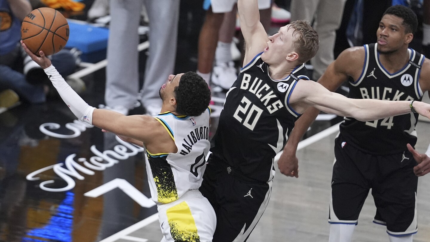 Haliburton and Pacers eliminate Bucks from playoffs, closing OT with 8-0 run to win 119-118