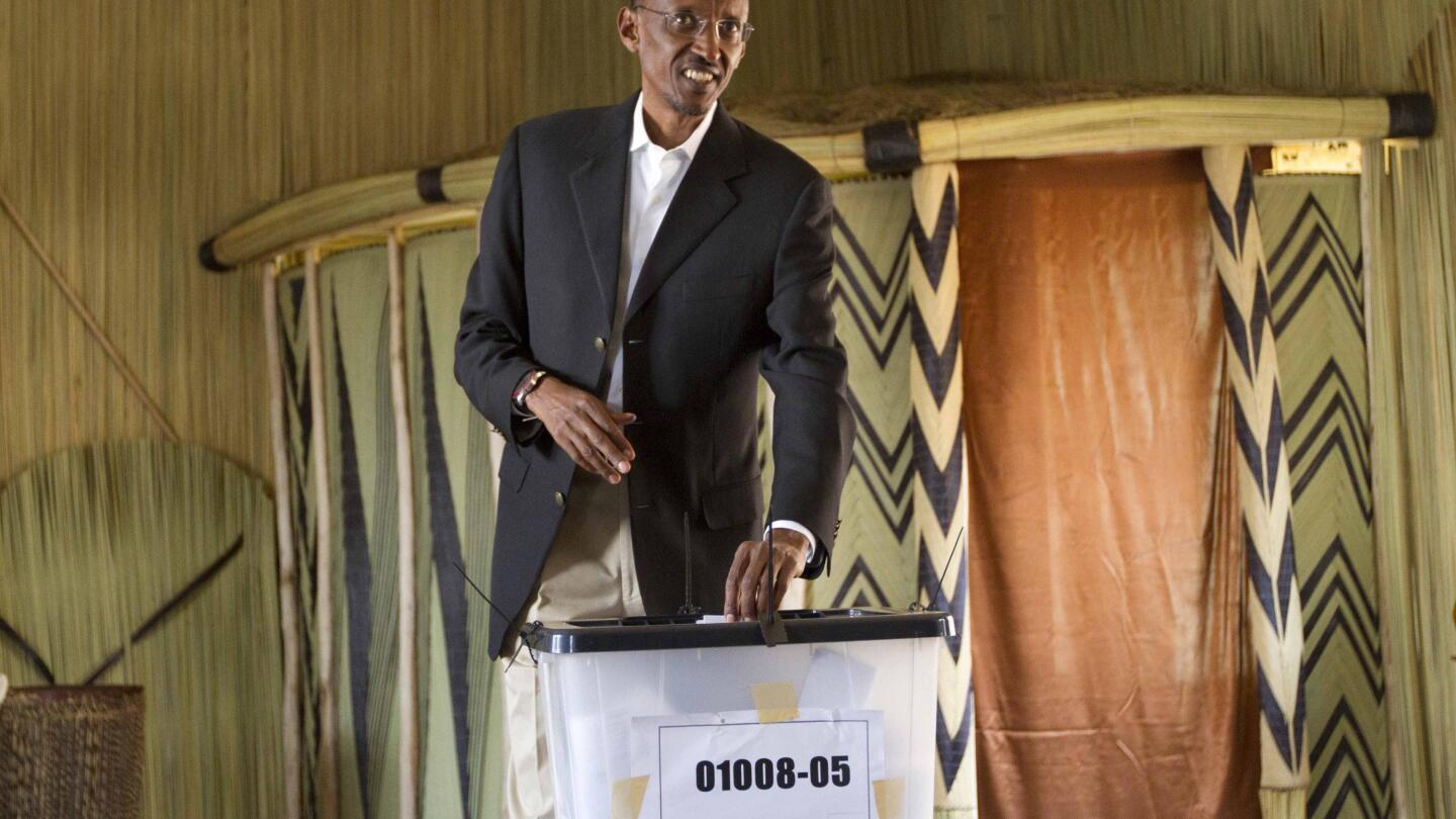 Presiden Rwanda memenangkan pemilihan ulang meskipun dikritik