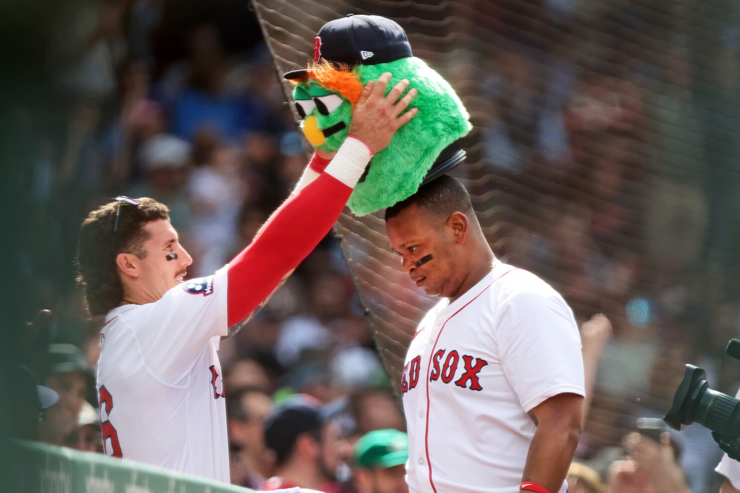 Rafael Devers homers and drives in two runs as the Red Sox beat the Rangers 5-0
