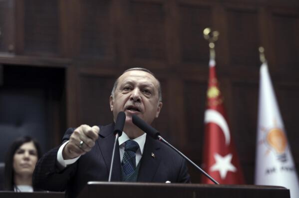 Turkey to act against those involved in looting, Erdogan says