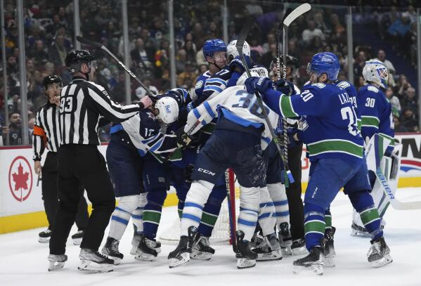 winnipeg jets vancouver canucks