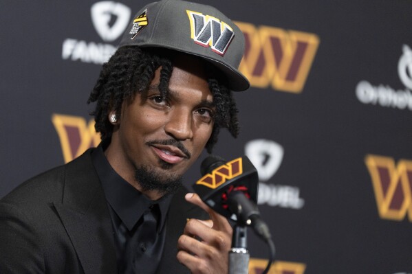 After going 2nd in the NFL draft, Jayden Daniels is Washington's latest  quarterback of the future | AP News
