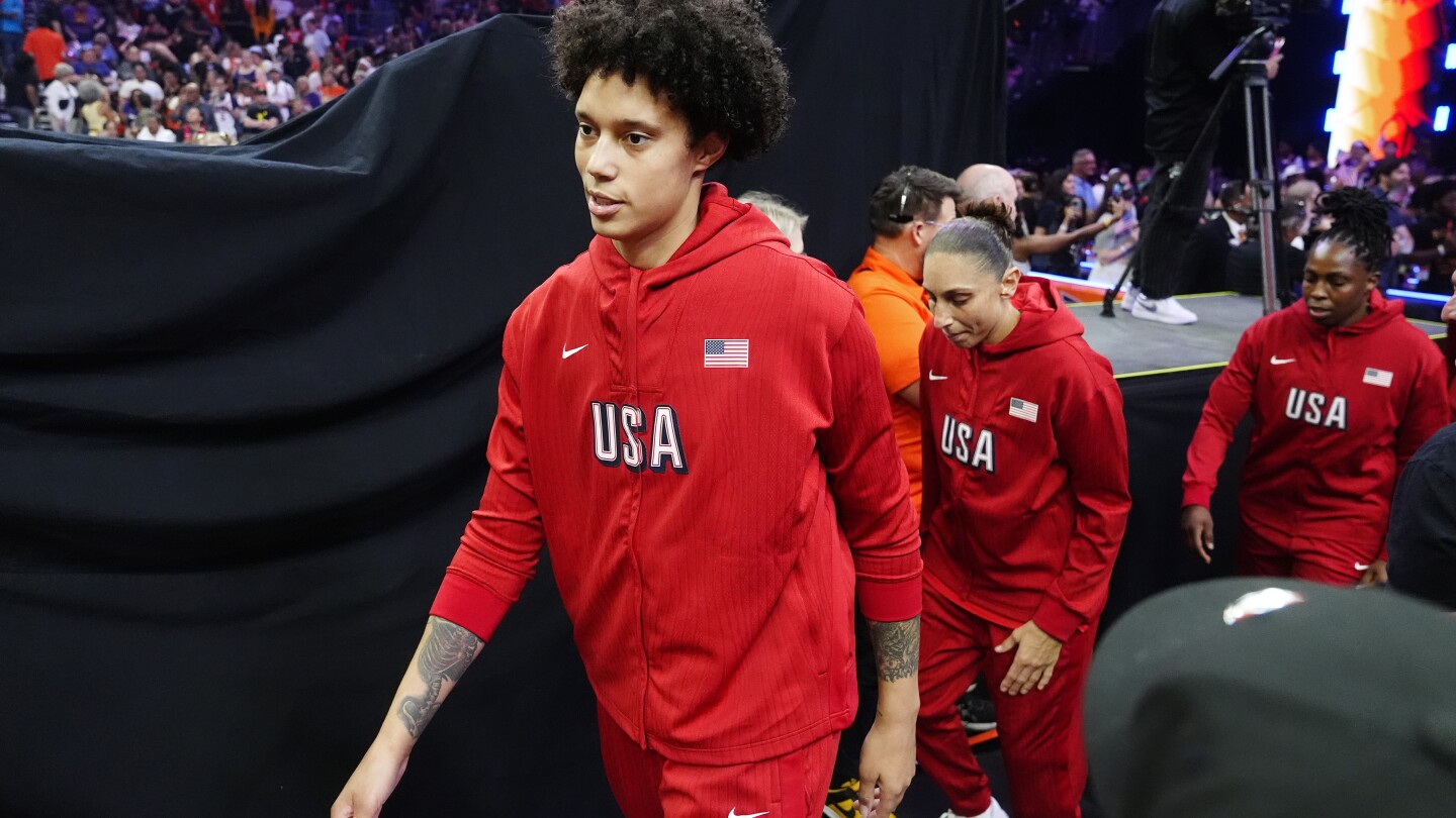 Brittney Griner honored to be wearing a USA Basketball jersey again after time in Russian prison