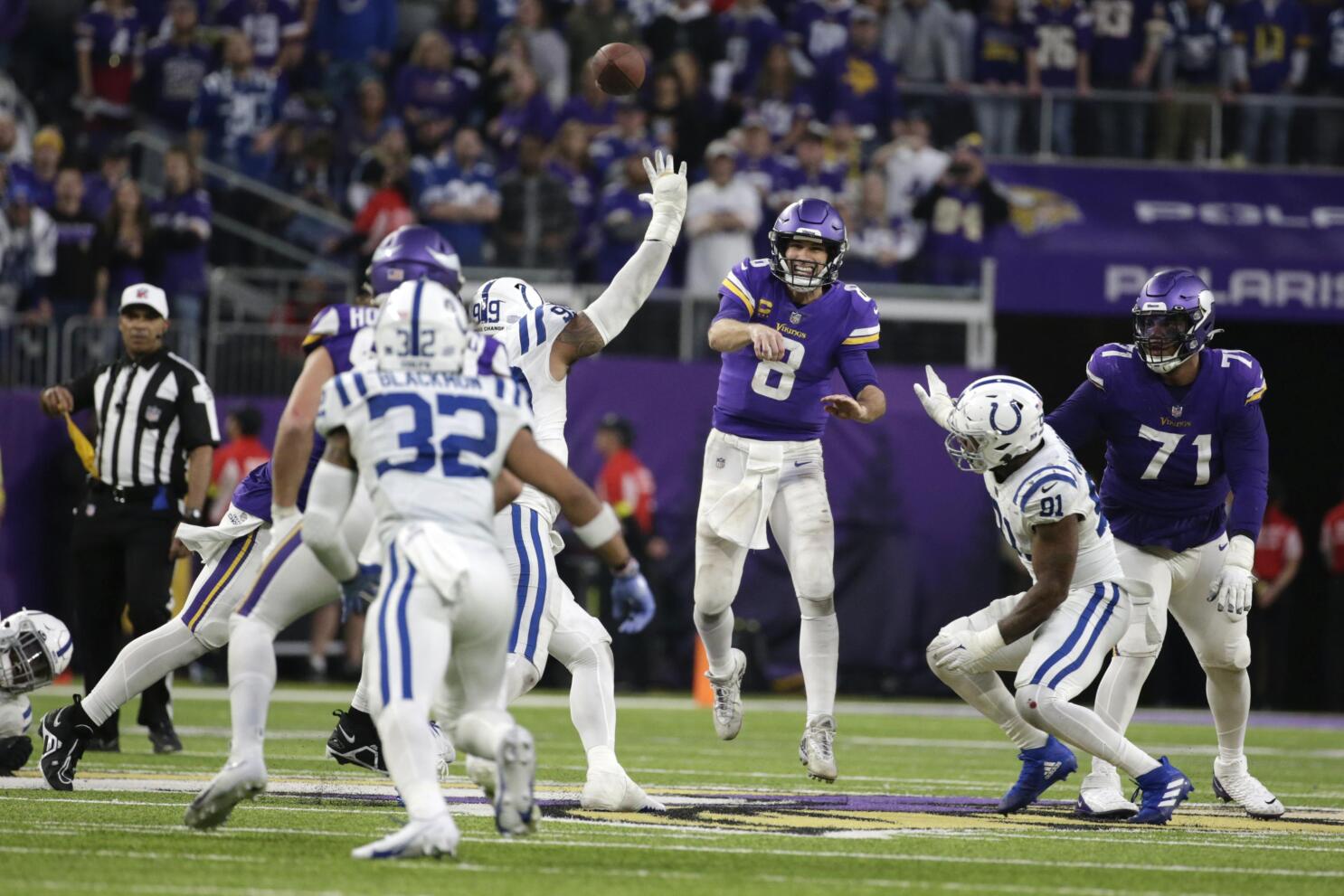 Early Missed Opportunities Cost Colts As Vikings Complete Historic Comeback