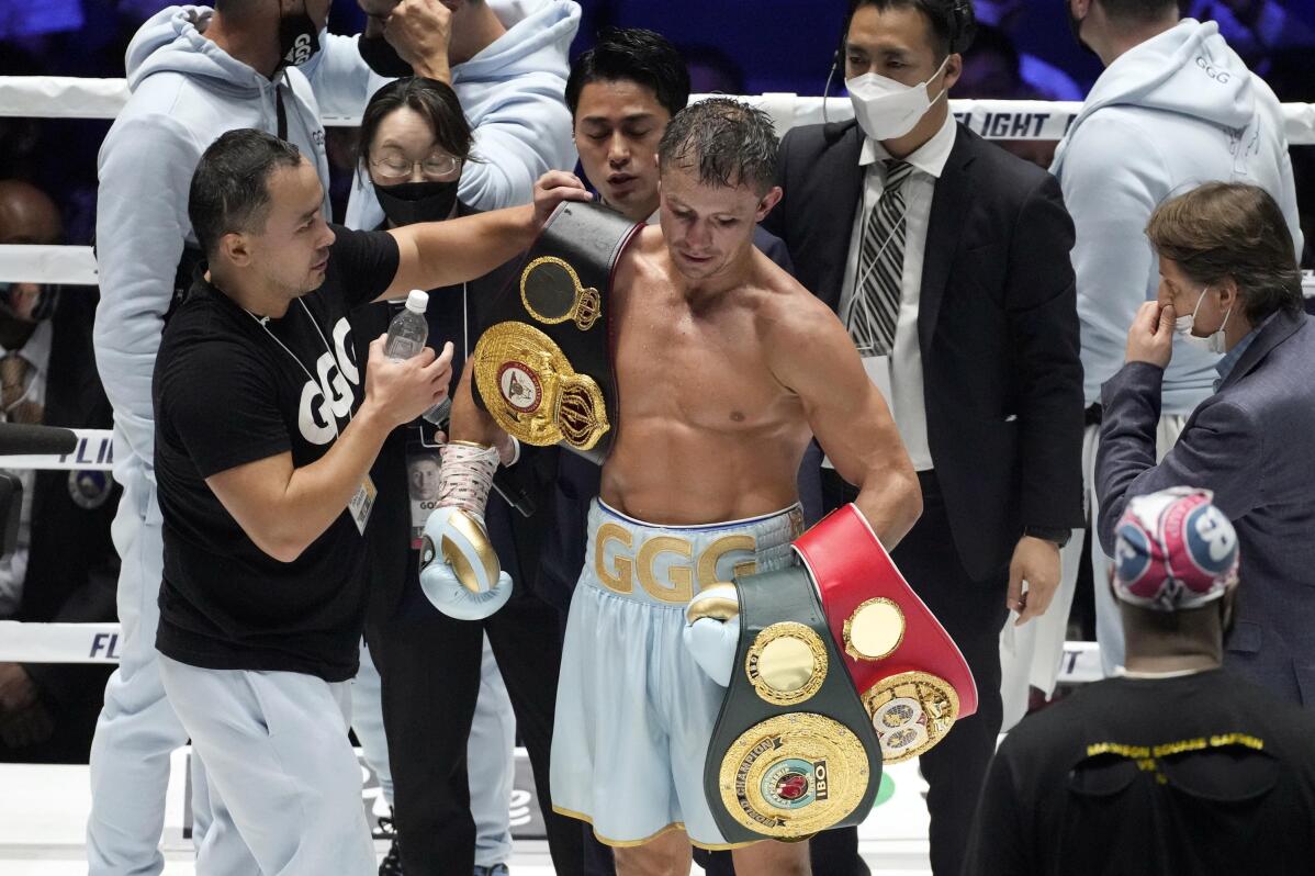 Golovkin beats Murata to become unified middleweight champ AP News