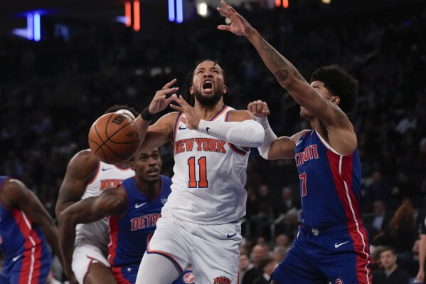 Brunson scores 42, Knicks send Pistons to franchise-record 16th straight  loss