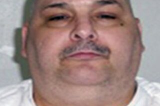 
              FILE - This undated file photo provided by the Arkansas Department of Correction shows death-row inmate Jack Jones, who is one of two Arkansas killers set to die Monday, April 24, 2017, in the nation's first double execution in more than 16 years. Jones was given the death penalty for the 1995 rape and killing of Mary Phillips. (Arkansas Department of Correction via AP, File)
            