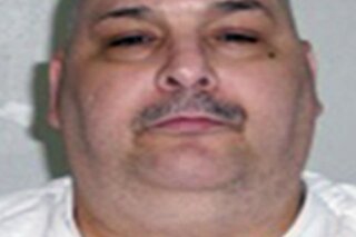 FILE - This undated file photo provided by the Arkansas Department of Correction shows death-row inmate Jack Jones, who is one of two Arkansas killers set to die Monday, April 24, 2017, in the nation's first double execution in more than 16 years. Jones was given the death penalty for the 1995 rape and killing of Mary Phillips. (Arkansas Department of Correction via AP, File)