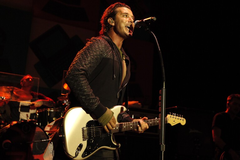 FILE - Musician Gavin Rossdale performs during the Grammy Celebration Concert Tour presented by T-Mobile Sidekick in Los Angeles on Thursday, April 9, 2009. Rossdale released, “Loaded: The Greatest Hits 1994-2023,” a 21-song set that includes such Bush classics as “Glycerine,” “Machinehead,” “Comedown” and “Everything Zen.”(AP Photo/Matt Sayles, File)