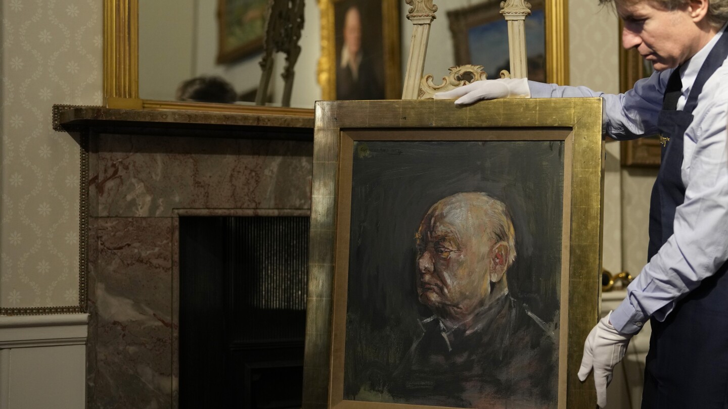 Portrait of Winston Churchill, Hated by the British Leader, Goes on Display Ahead of Auction