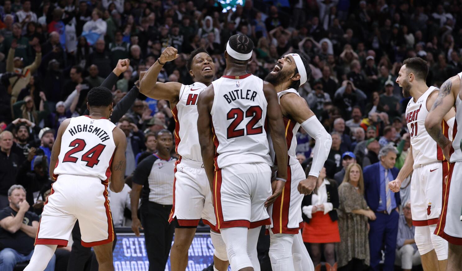 Jimmy Butler helps Heat knock top-seeded Bucks out of playoffs - The Japan  Times