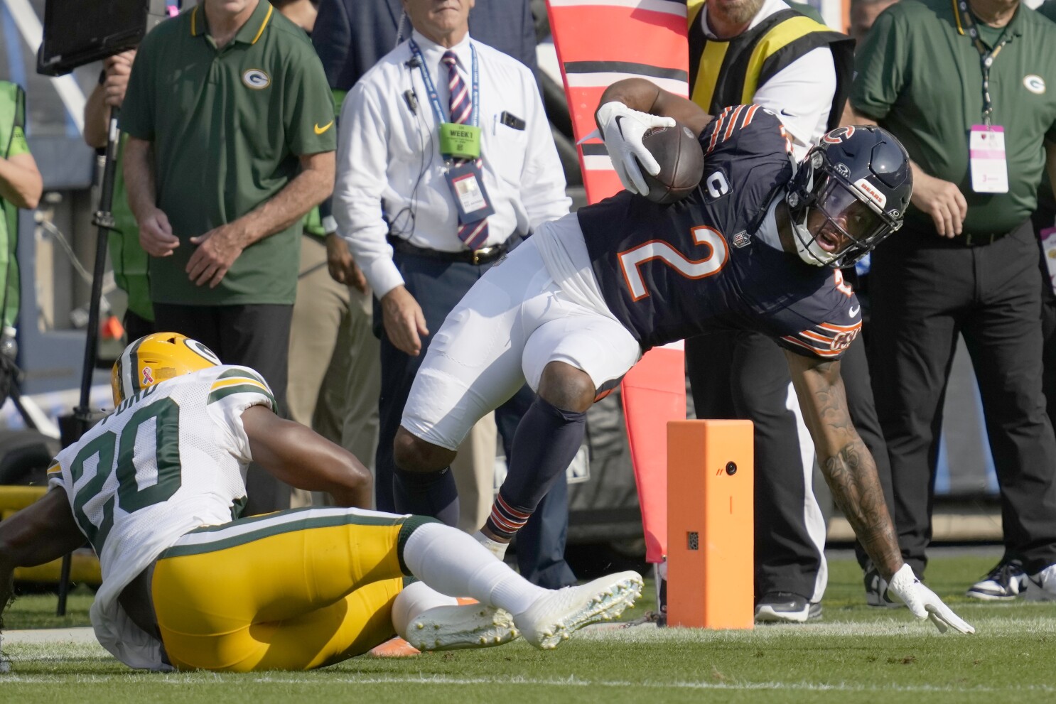 The Bears thought they had improved in the offseason, but they didn't show  it in Week 1