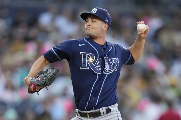 McClanahan gets MLB-best 11th win, Arozarena has HR and 4 RBIs in Rays' 6-2  win over Padres