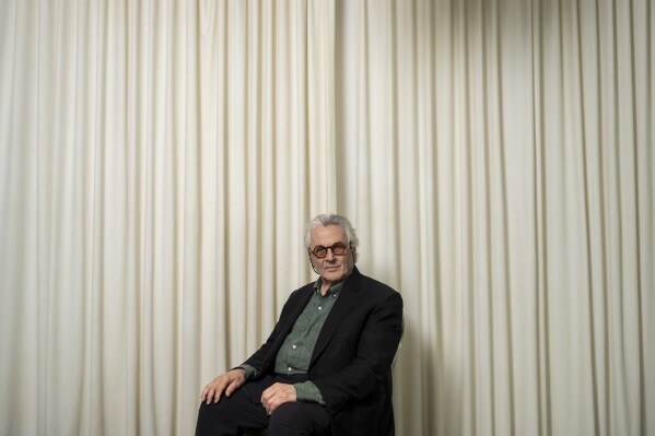 Director George Miller poses for a portrait to promote "Furiosa: A Mad Max Saga" in Los Angeles, Friday, May 10, 2024. (AP Photo/Jae C. Hong)