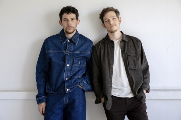 Josh O'Connor, left, and Mike Faist pose for a portrait to promote "Challengers" on Friday, April 19, 2024, in Beverly Hills, Calif. (Photo by Rebecca Cabage/Invision/AP)