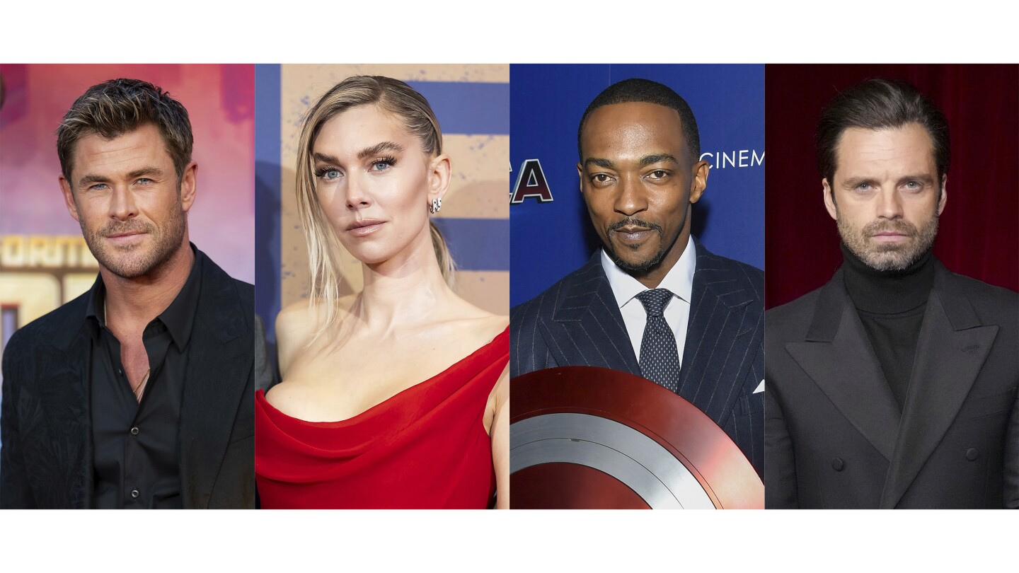 'Avengers: Doomsday' cast includes Hemsworth's Thor, Mackie's Cap, Fantastic Four and X-Men members