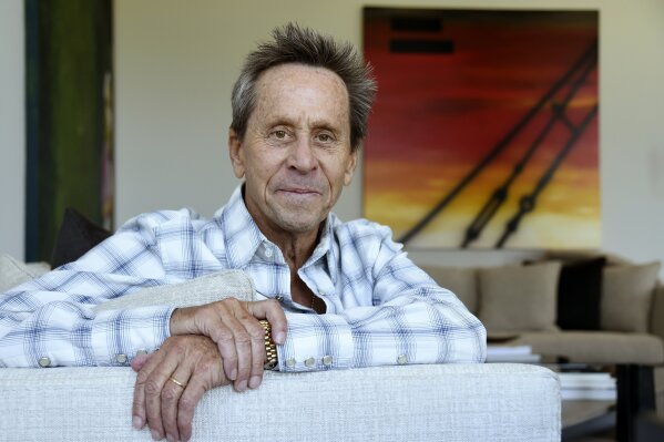 This Aug. 30, 2019 photo shows producer Brian Grazer posing for a portrait at his home in Santa M...