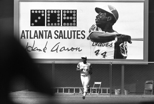 This Day in Braves History; Hank Aaron has his number retired by the  Atlanta Braves. - Battery Power