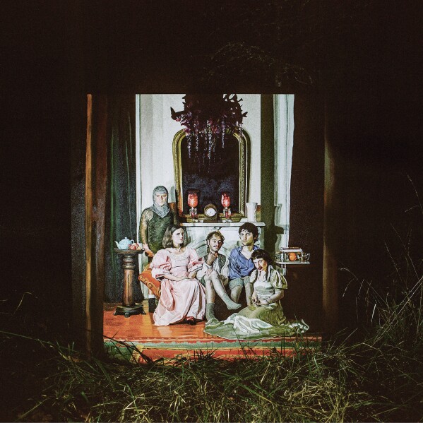 This cover image released by Dead Oceans shows “Rat Saw God” by Wednesday. (Dead Oceans via AP)