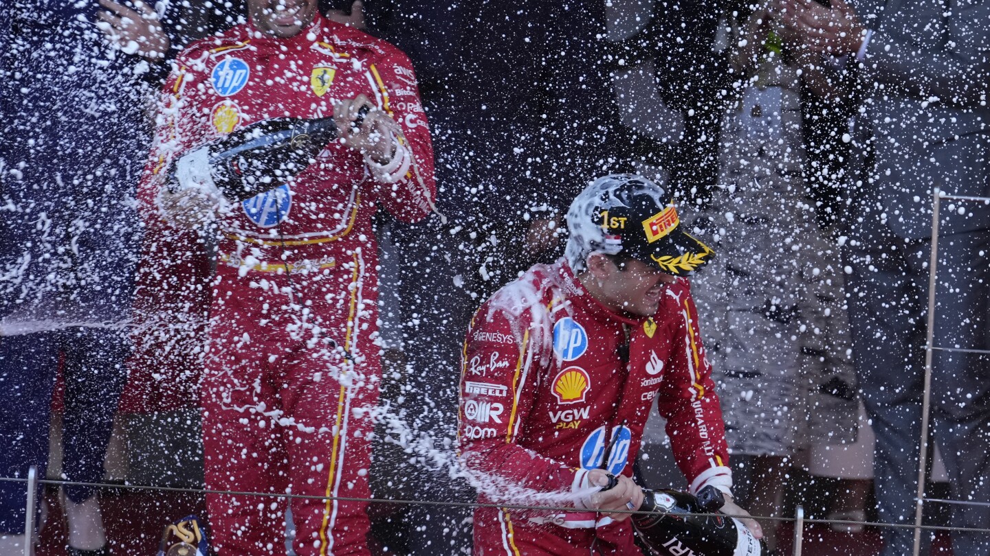 МОНАКО AP — Ferrari удвои своите победи от целия минал