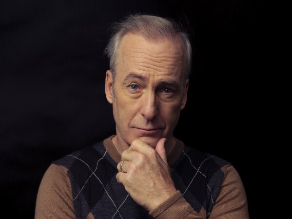 Bob Odenkirk poses for a portrait to promote his book "Zilot & Other Important Rhymes" on Thursday, Oct. 5, 2023, in New York. (Photo by Drew Gurian/Invision/AP)