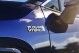 This photo provided by Toyota shows the badge of a 2023 RAV4 Prime, a plug-in hybrid that offers the ability to drive up to an EPA-estimated 42 miles on electricity before the gas engine kicks in. (Courtesy of Toyota Motor Sales U.S.A. via AP)