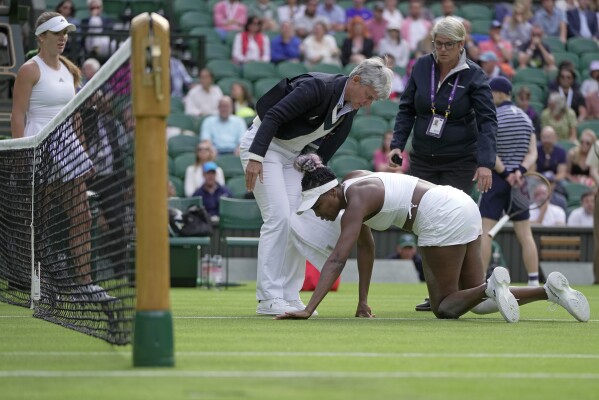 Returning Serena Williams ousted at Wimbledon after shocking 1st-round loss