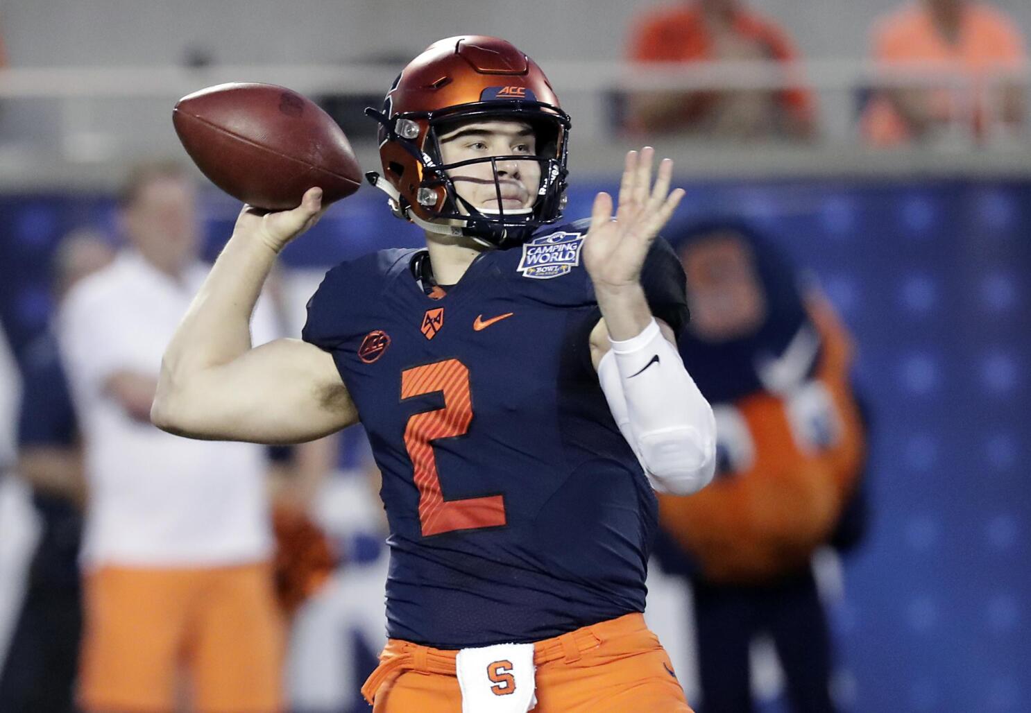Former Syracuse QB Eric Dungey not giving up on his dreams