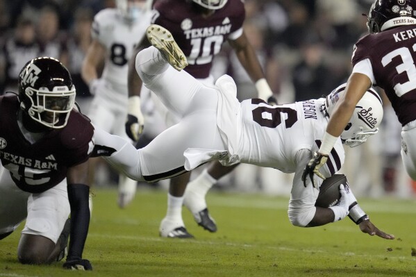 Max Johnson, top players in the Texas A&M vs. Mississippi State football  game