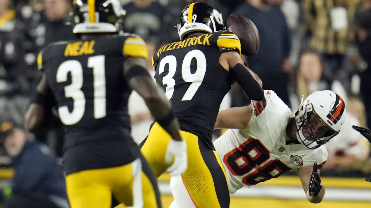 Steelers safety Minkah Fitzpatrick says the hit that injured Browns RB Nick  Chubb wasn't dirty