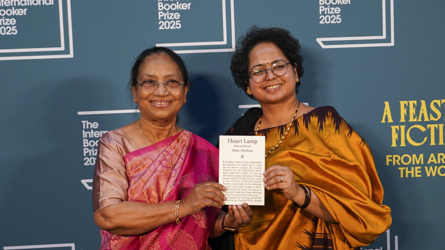LONDON AP — Indian author Banu Mushtaq and translator Deepa
