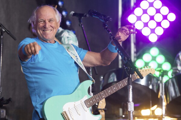 FILE - Jimmy Buffett performs on NBC's "Today" show, July 29, 2016, in New York. State Highway A1A will become the Jimmy Buffett Memorial Highway as soon as Florida Republican Gov. Ron DeSantis signs the bill the Senate sent to him Tuesday, March 5, 2024, with a unanimous vote. (Photo by Charles Sykes/Invision/AP, File)