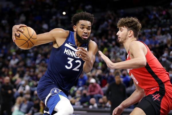 Edwards energizes Wolves in opening 124-106 win over Rockets