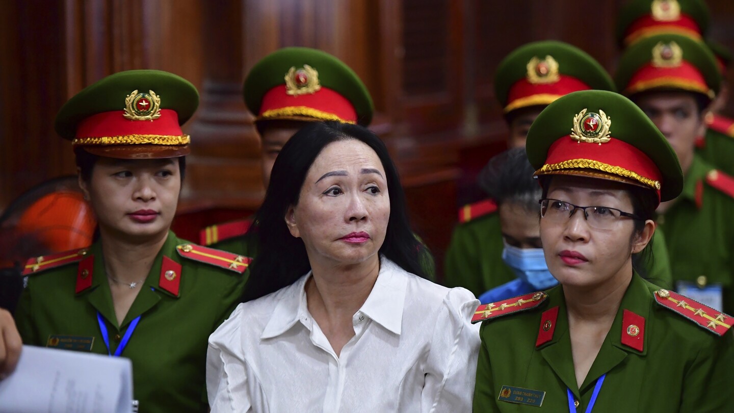 Vietnam tycoon Truong My Lan sentenced to death in .5 billion fraud trial
