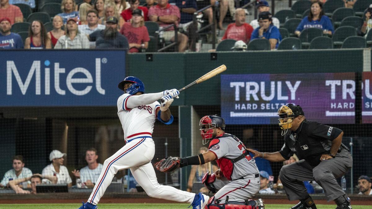 García's walk-off homer gives Rangers 3-2 win over Nationals - CBS Texas