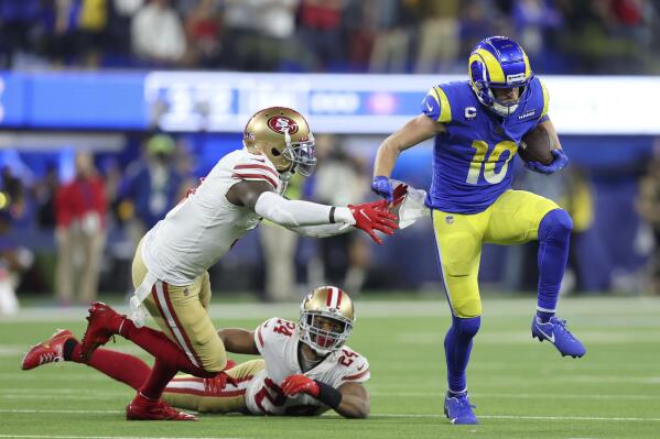 Star-studded Rams host surging 49ers in NFC title game