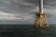 FILE- The five turbines of America's first offshore wind farm, owned by the Danish company, Orsted, stand off the coast of Block Island, R.I., on Oct. 17, 2022. As the U.S. races to build offshore wind power projects that will transform coastlines from Maine to South Carolina, much remains unknown about how the facilities could affect the environment. And that has some people concerned, particularly those who depend on the sea for their livelihoods. (AP Photo/David Goldman)